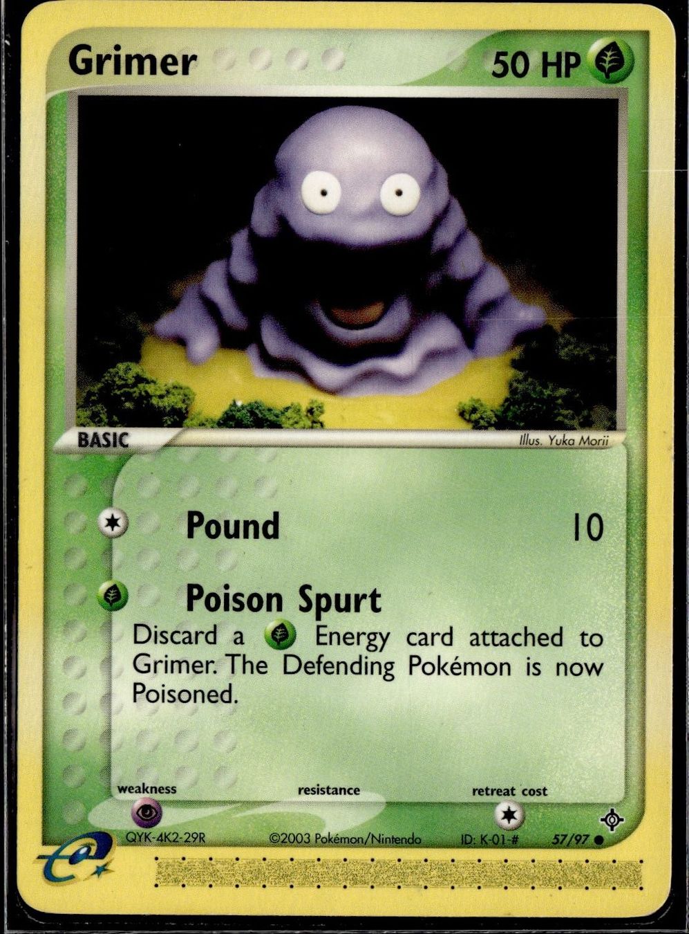 Pokémon Sammelbilder & Trading cards: Grimer EX Dragon 57/97 Pokemon EN – Gebraucht aus Zürich von pokemon_cards