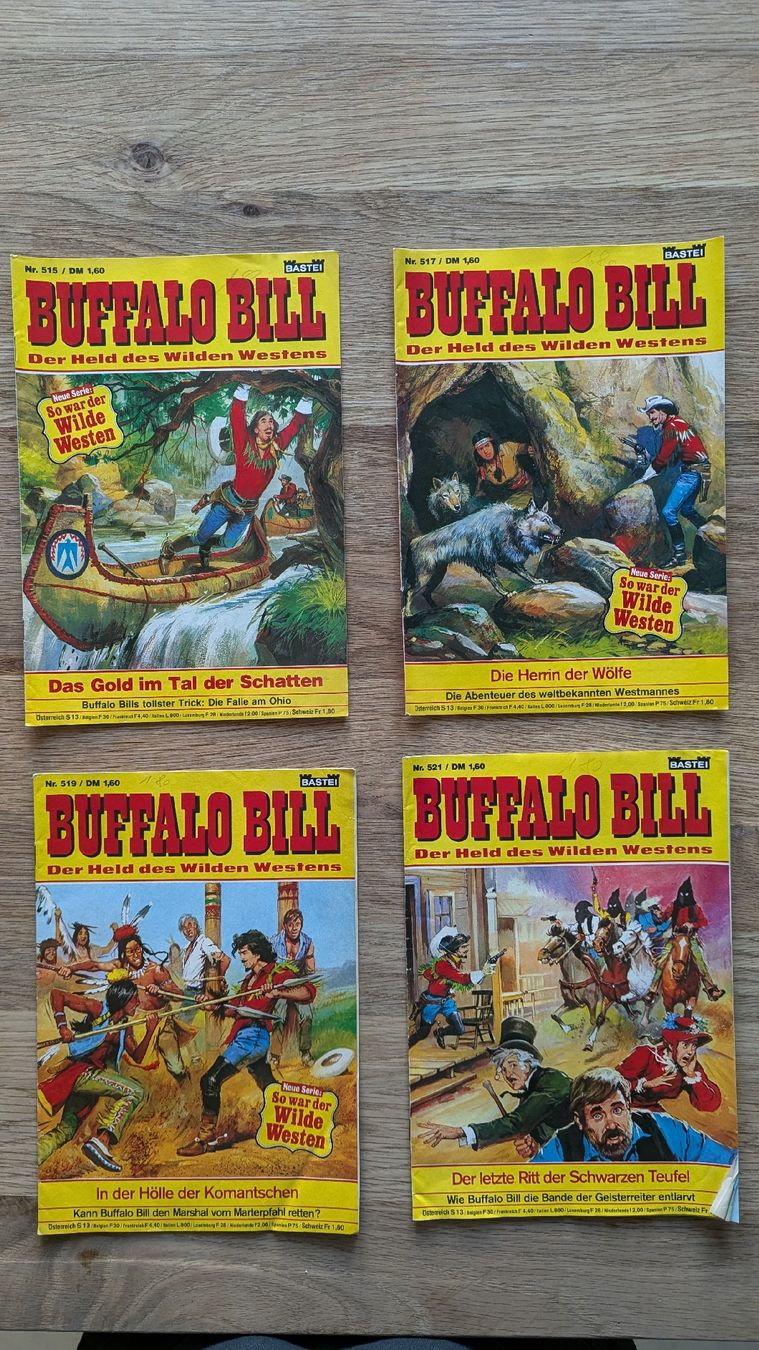 Fumetti: Buffalo Bill Hefte Western, 500er Serie  – Usato da Rupperswil venduto da Svelos 3