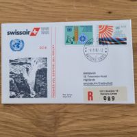 Vol Swissair Genève Salisbury 1982