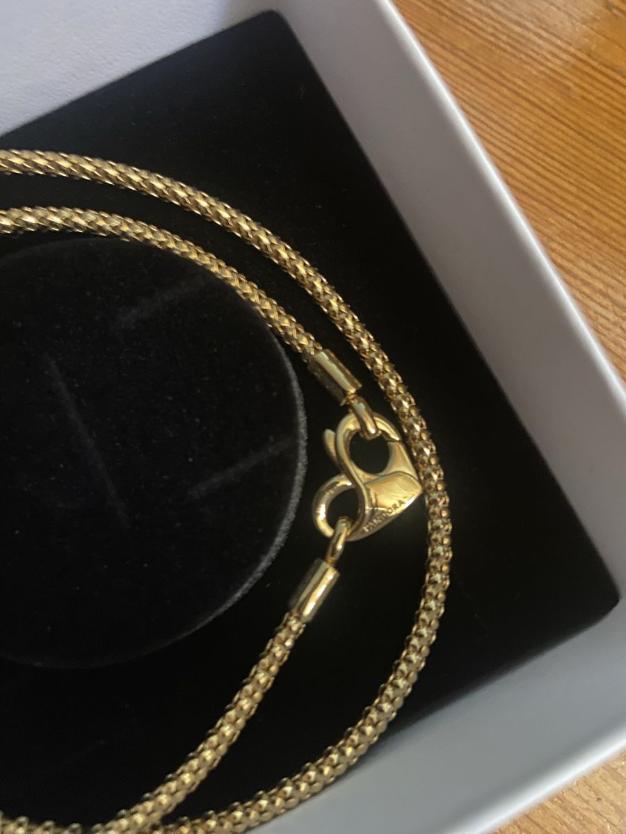 Pandora Catenine: Pandora Gliederhalskette mit Nieten – Nuovo e nell'imballaggio originale da Zürich venduto da hannahre 3