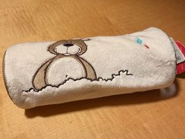 NICI Plüsch Etui Schule Sujet Bär braun