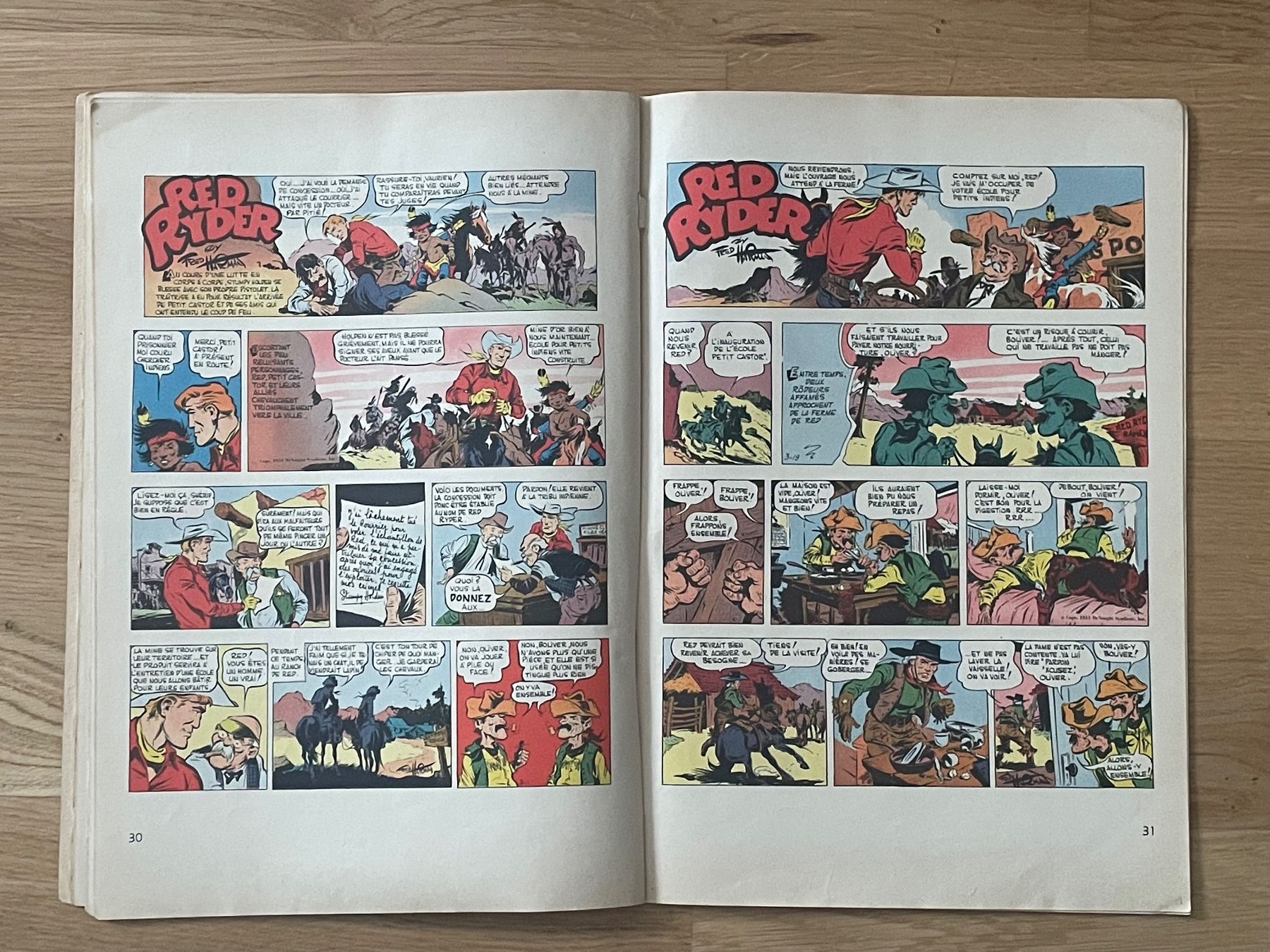 Comics: RED REYDER No 6 EO 1954 – Gebraucht aus Lausanne von gaugau61 3