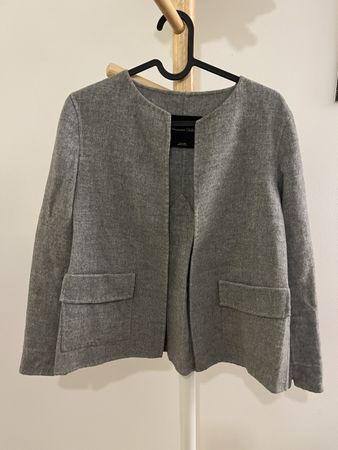 Blazer Jäckchen aus Alpakawolle Massimo Dutti XS/36