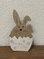 Süsser Osterhase im Ei, Holz, Grösse 13x9x2 cm, Top!