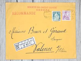 CL13 Enveloppe + Timbre Suisse 1909