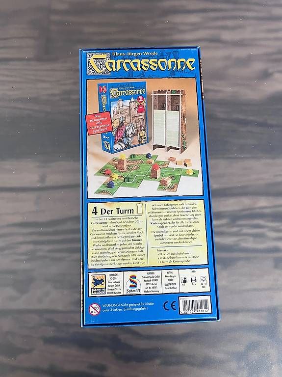 Giochi: Carcassonne 4. Erweiterung: Der Turm – Nuovo (secondo la descrizione) da Hohenrain venduto da Manuelch01 1
