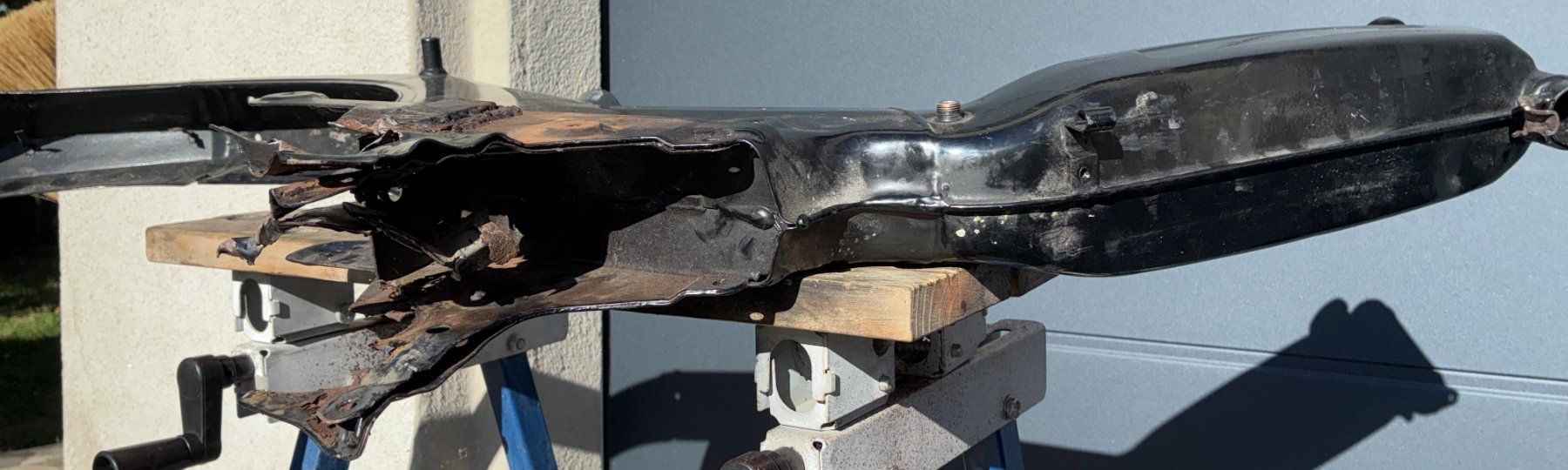 Puch Mofa-Ersatzteile: Puch Maxi S Rahmen – Gebraucht aus Rebstein von 7772082 5