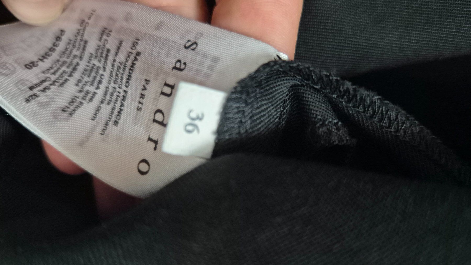 Sandro Jumpsuits: Black Sandro wool jumpsuit size 36 – D'occasion à Zürich par monadiederich 2
