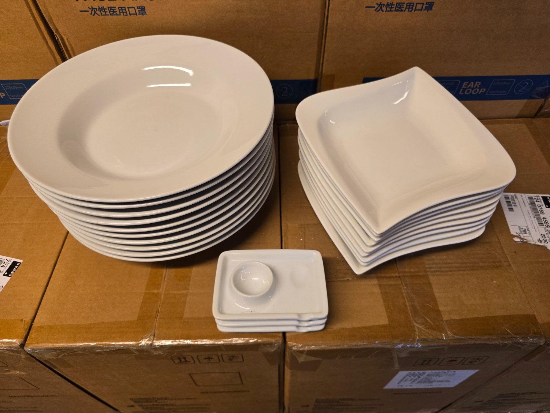 Assiettes: Posten gebrauchter weiser Teller bzw. Geschirr ab 1.- – D'occasion à KRINAU par Mio_Liqstyle 4