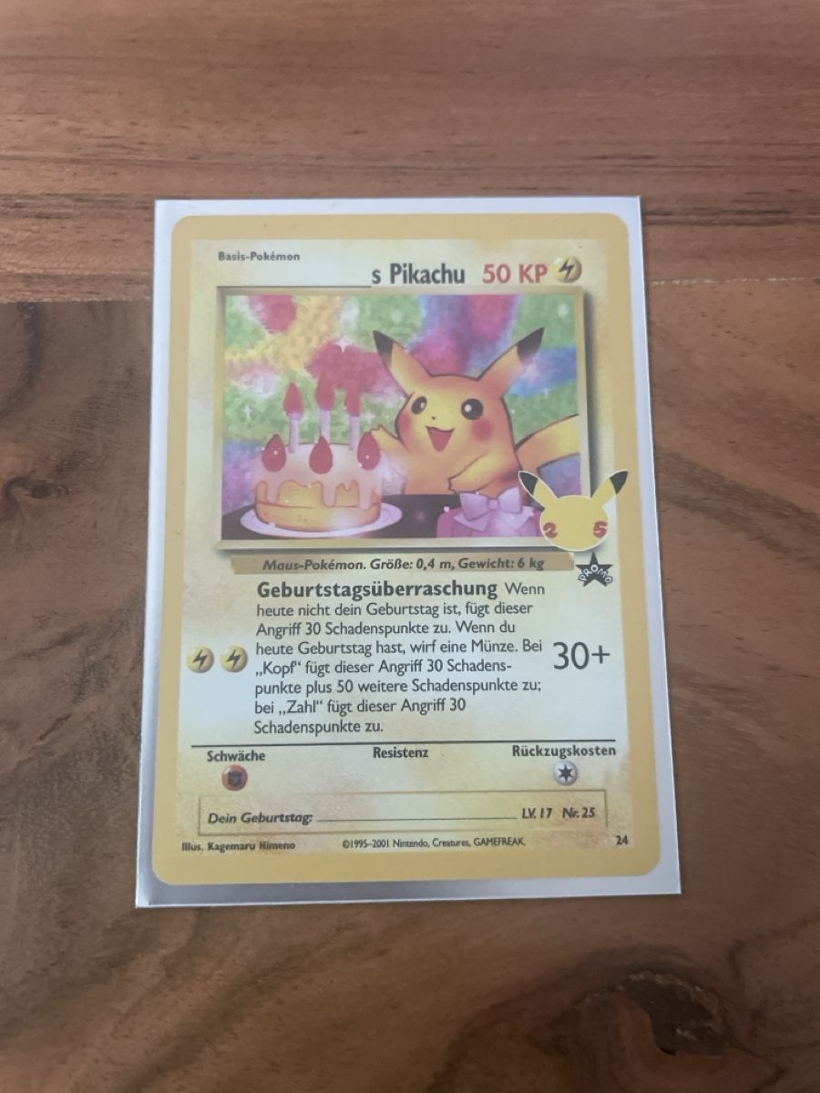 Pokémon Cartes à collectionner: ______s Pikachu Celebrations – Neuf (Voir description) à Flawil par Duft-Alchemist