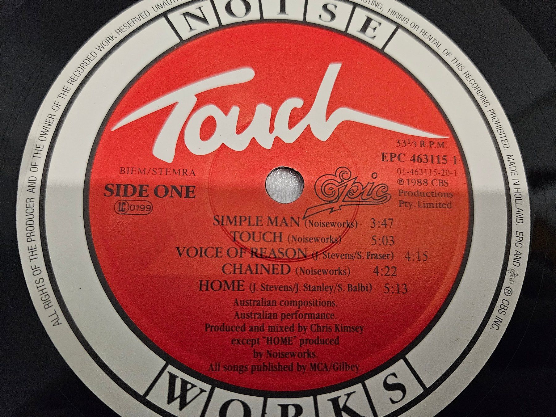Dischi in vinile: Noiseworks – Touch ( LP, Rock ) – Usato da Uster venduto da Vinyl-Leidenschaft 5