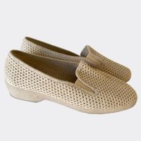Schuhe leichte Stoffschuhe Gr. 37.5 Strandschuhe VINTAGE 70s