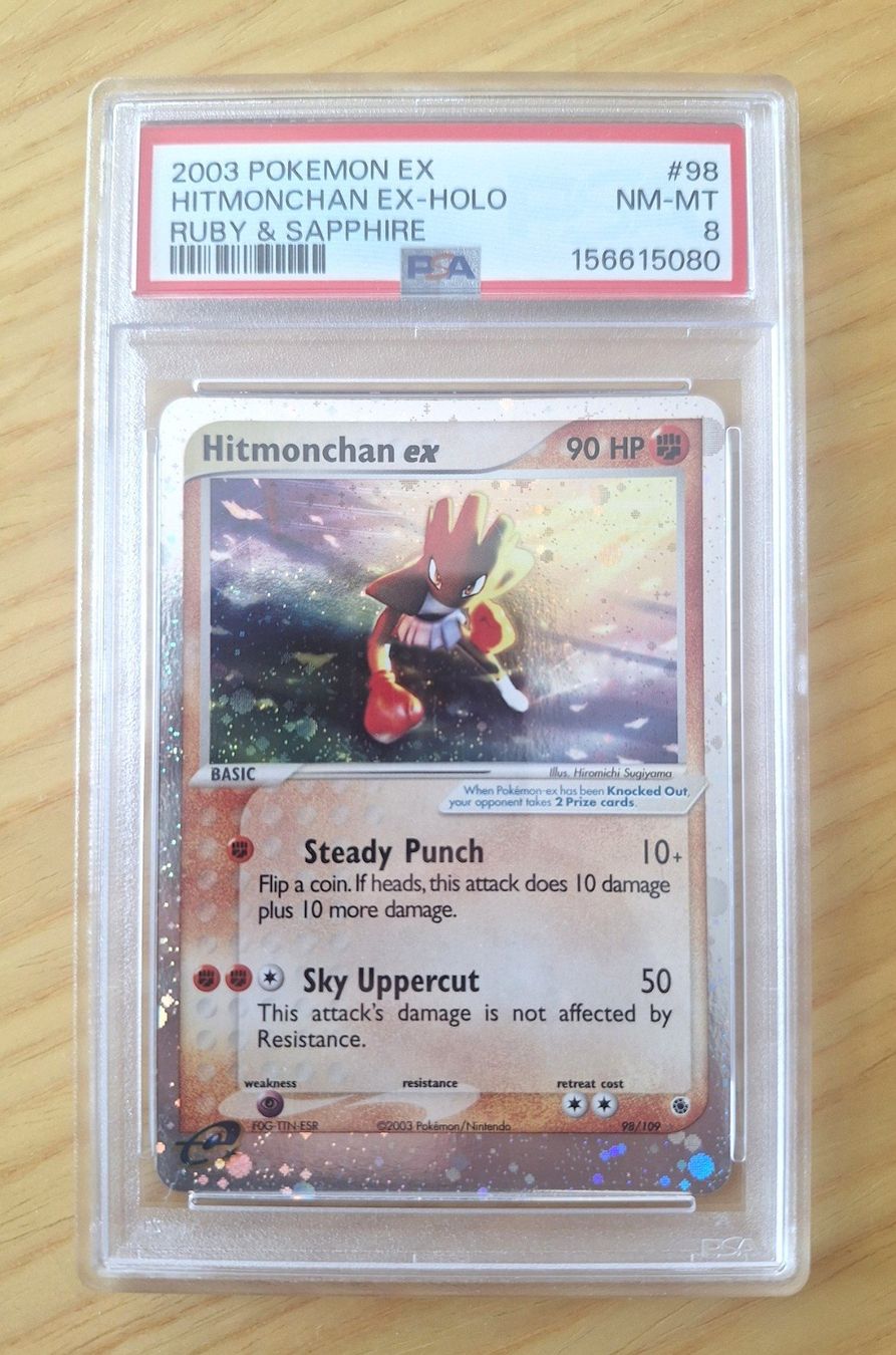 Pokémon Sammelbilder & Trading cards: Hitmonchan EX #98 Pokemon Ruby & Sapphire PSA 8 – Gebraucht aus Sugiez von eLCangri90