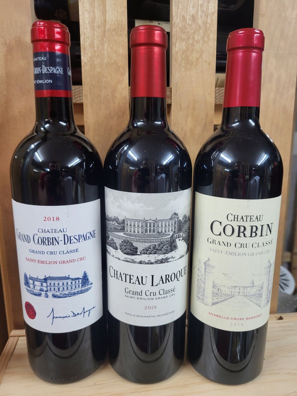 Wein: 3 Flaschen Saint-Emilion 2018/2019 – Neu (gemäss Beschreibung) aus Zürich von xnanxaosi