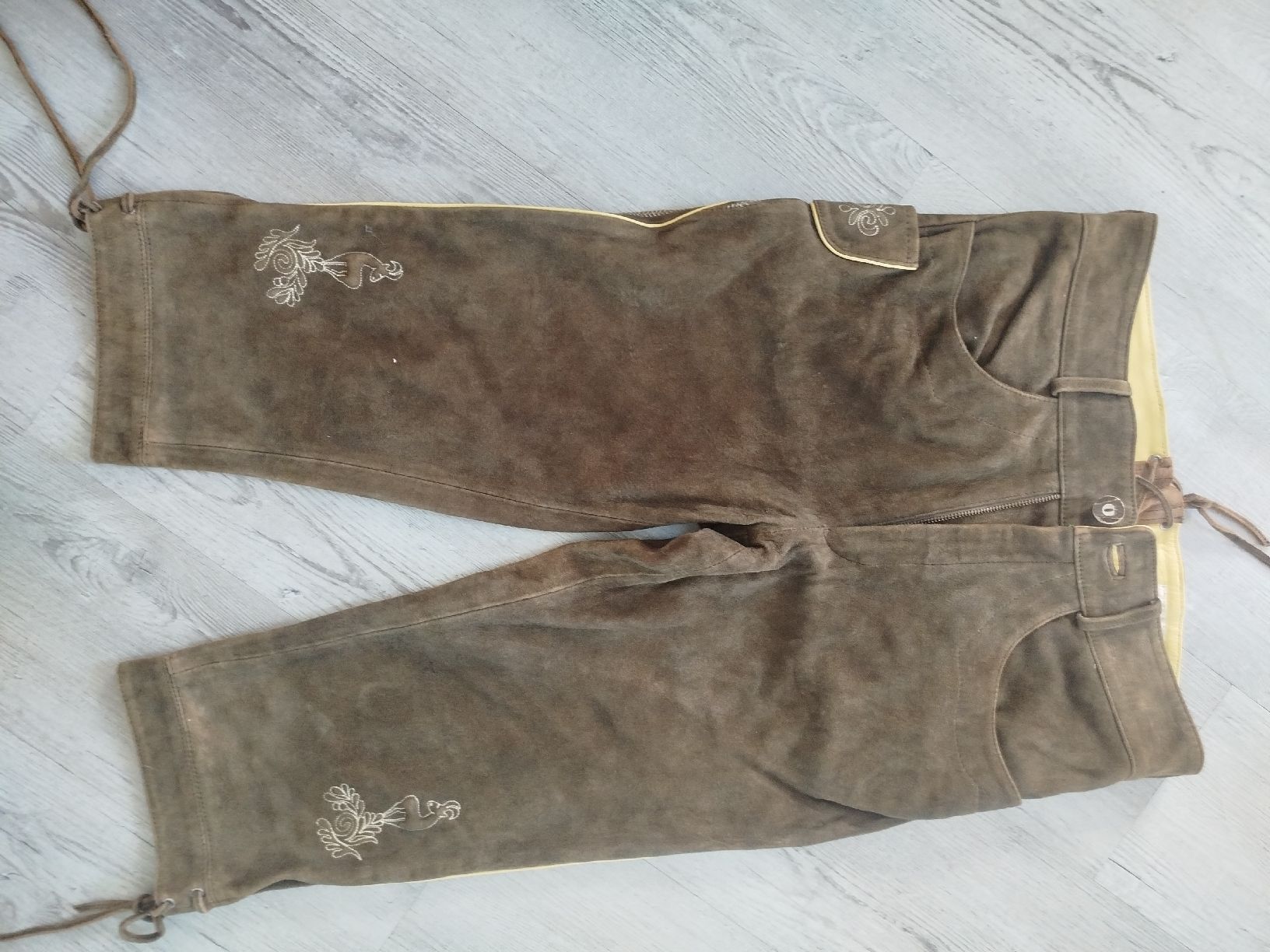 Pantaloni: Leder Trachtenhose der Wildschütz Gr. 46 – Usato da Glashütten venduto da lightmoon 3