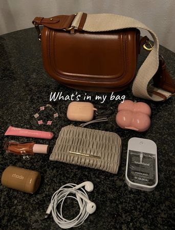 Zara Brown Saddle Crossbody Bag