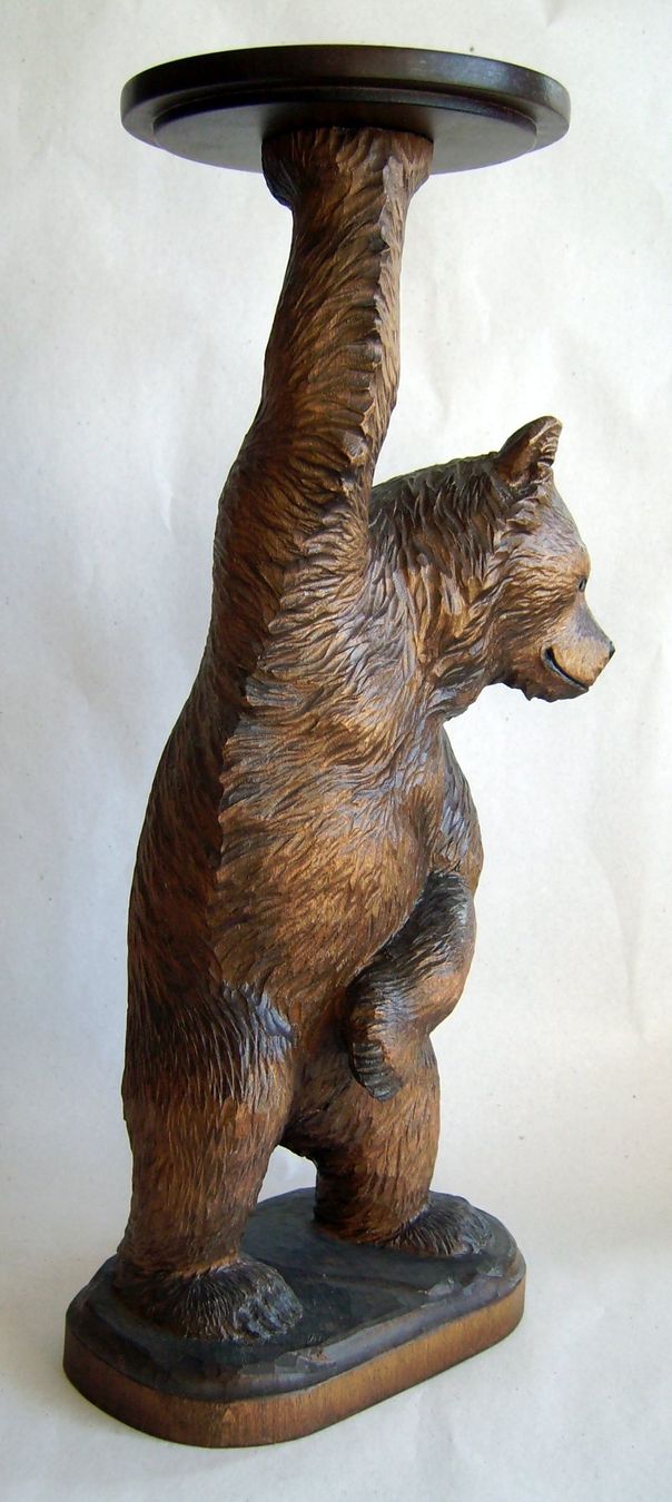 Sculture & Statue: Brienzer Bär Black Forest Carved Bear Skulptur – Nuovo e nell'imballaggio originale da Brienzwiler venduto da Holzschnitzer-Brienz
