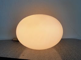 Vintage Opal Glas Kugellampe / Lampe / Bodenlampe / Leuchte