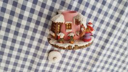 Mini Tee Krug krügchen  Schnee überzuckert zum sammeln Deko