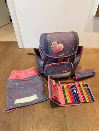 Schulthek (Step by Step - Glitter Heart, inkl. Zubehör)