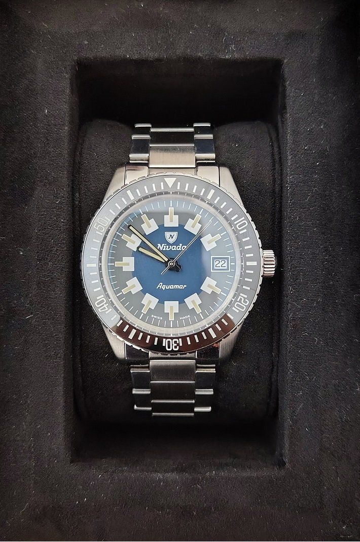 Nivada Orologi: Nivada Grenchen Aquamar Vintage – Usato da Le Grand-Saconnex venduto da retrogamecollector