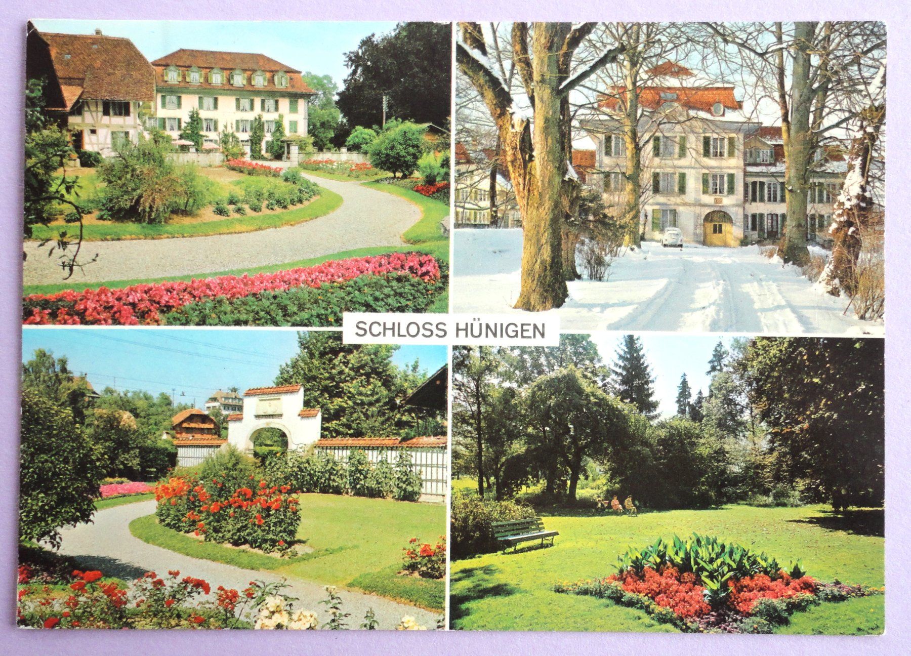 Cartoline postali: Schloss Hünigen, Konolfingen – Difettoso da Fétigny venduto da Billy2miny