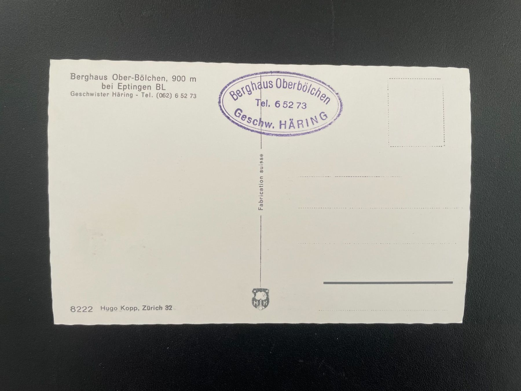 Cartoline postali: AK BL Berghaus Oberbölchen bei Eptingen – Usato da Thal venduto da Danny82 1