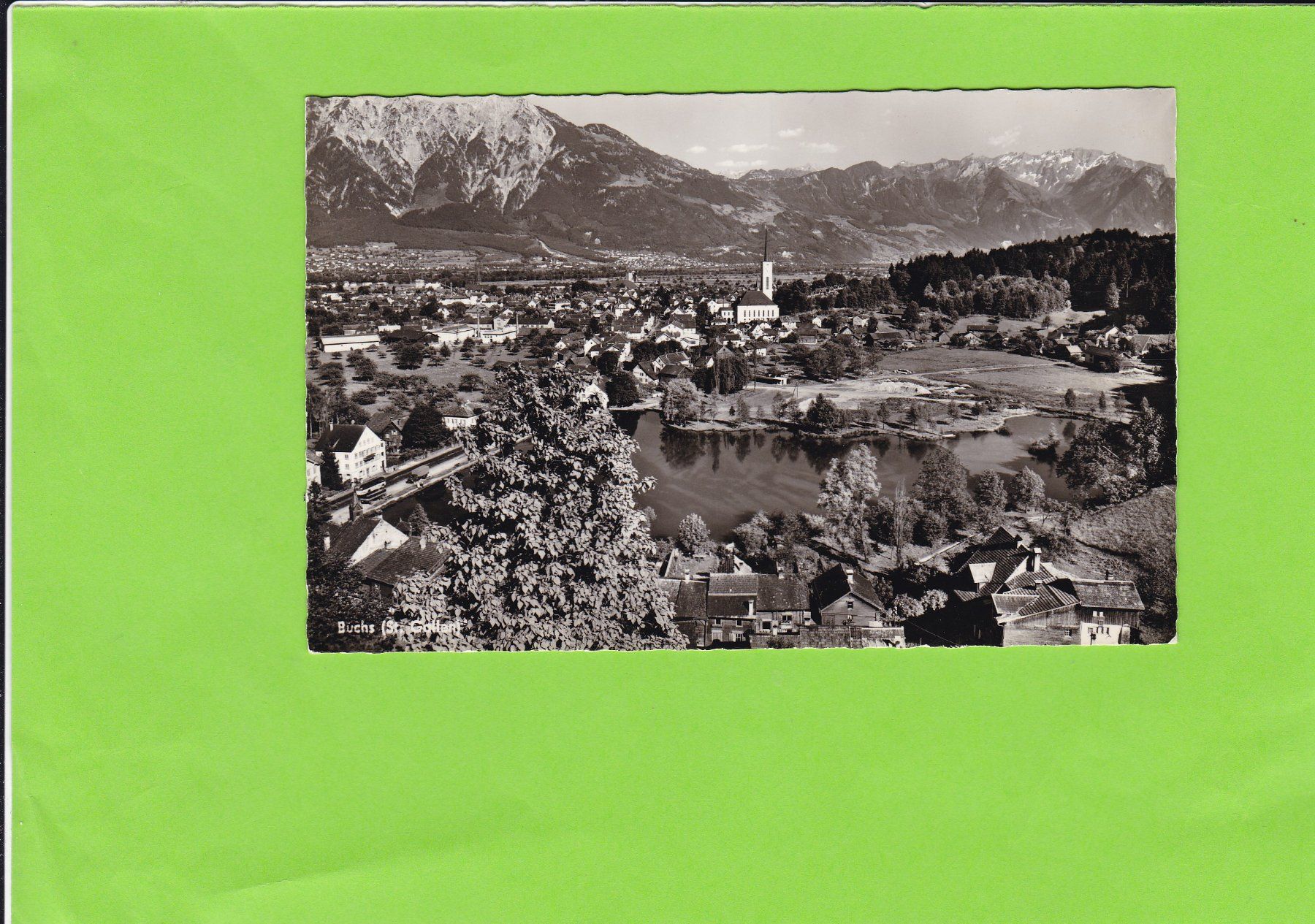 Cartoline postali: Buchs SG – Usato da St. Peterzell venduto da neckertal