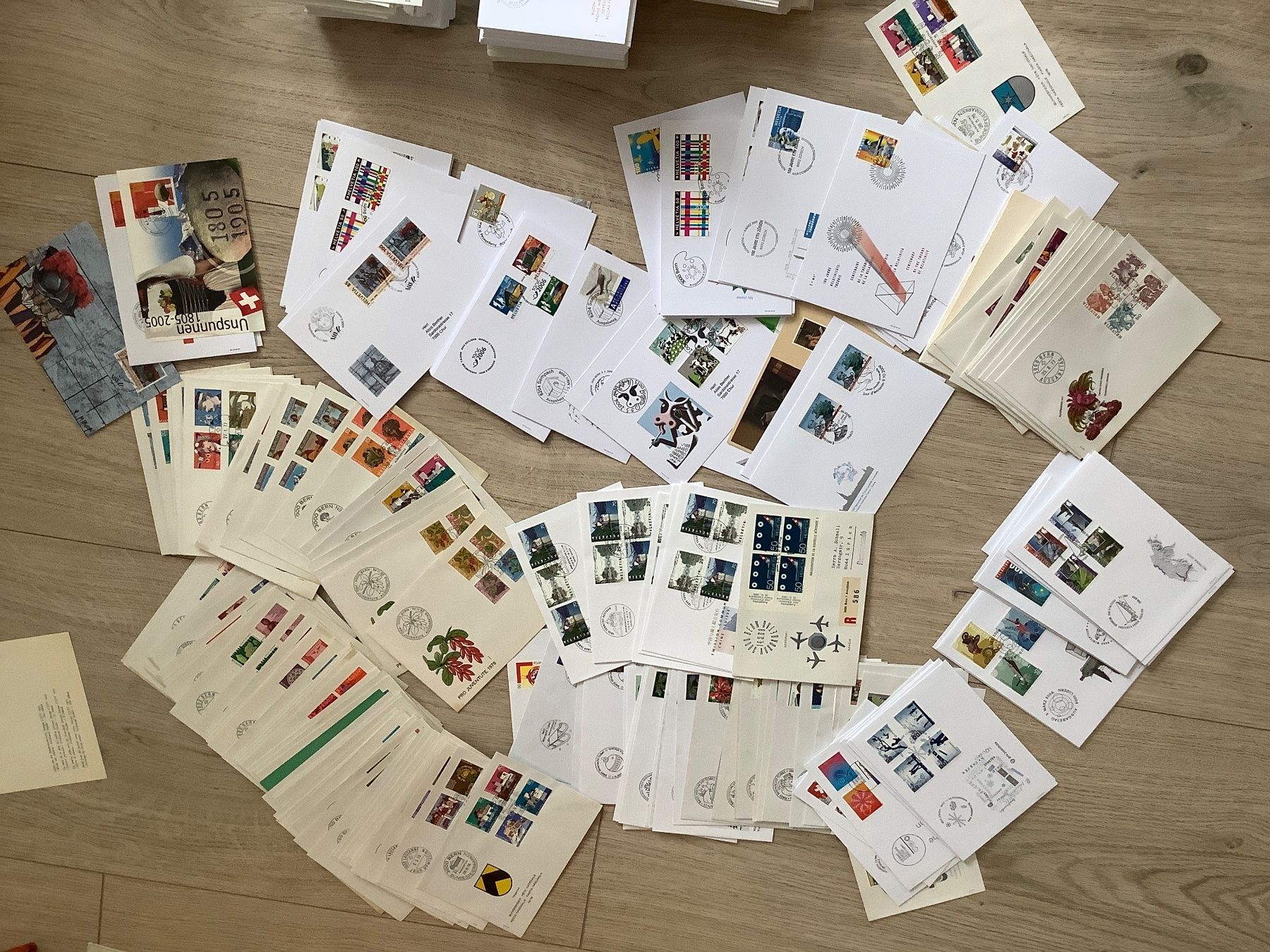 Tutti i francobolli: Über 1500 FDC Schweiz 1963 - 2009 – Usato da St. Gallen venduto da herbrig2 6