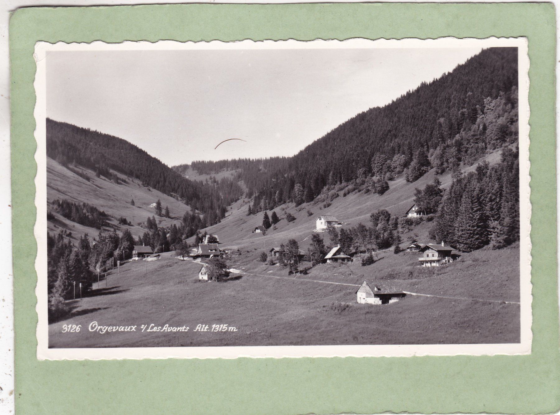 Cartoline postali: Orgevaux s / les Avants  1958 – Usato da Herisau venduto da Lisegrat2008