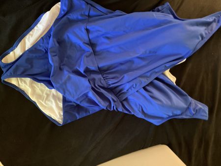 Badekleid Blau Gr 44