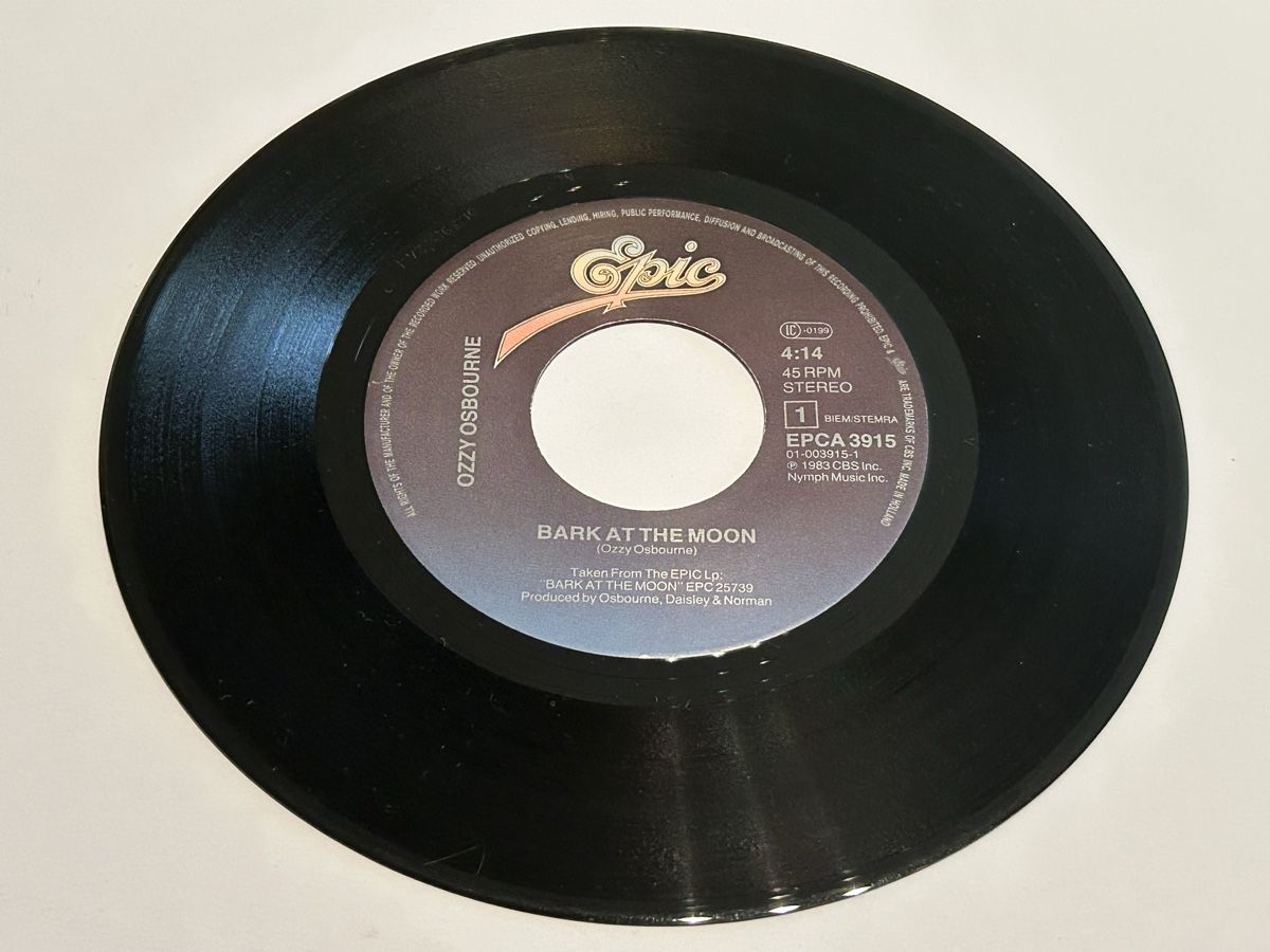 Schallplatten: Ozzy Osbourne 1983. Bark At The Moon – Gebraucht aus Faulensee von Mizuno06 3