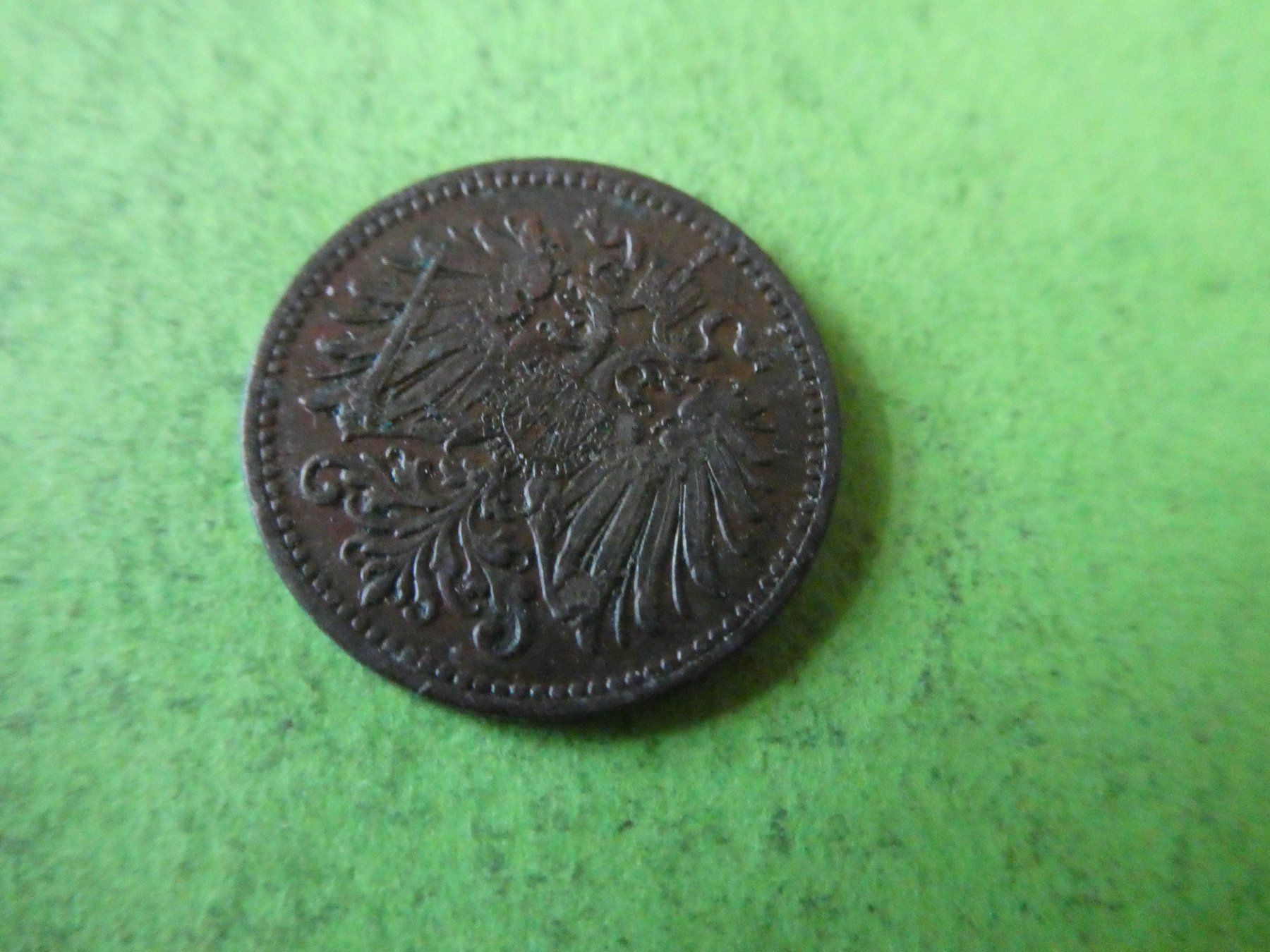 Tutti le monete: Oesterreich 1912, 1 Heller – Usato da Hinterforst venduto da Rohusri 1