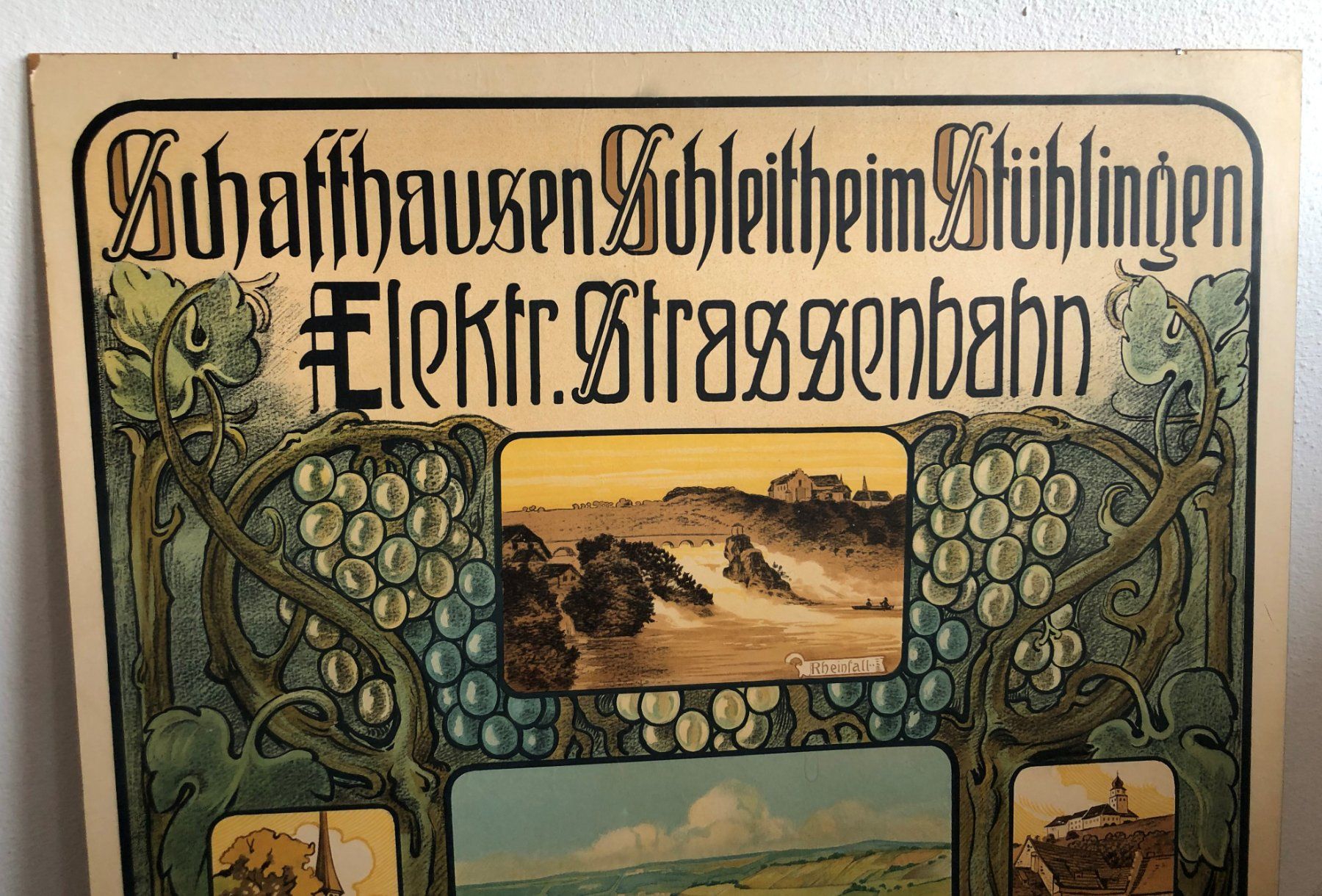 Poster & Bilder: Plakat - Elektr. Strassenbahn - 1905 - Carl Roesch – Gebraucht aus Schaffhausen von durruti 1