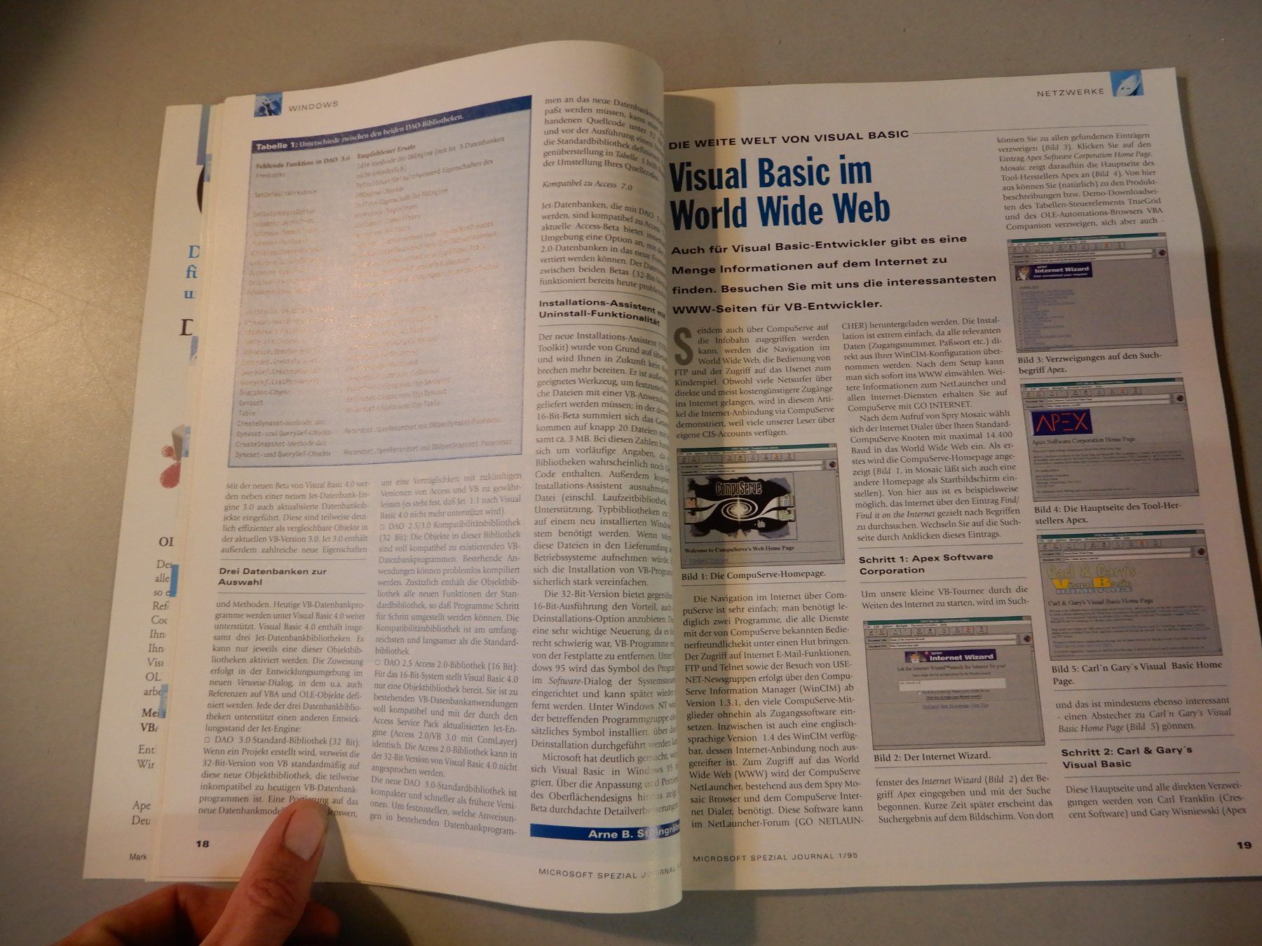 Zeitschriften & Magazine: Microsoft Visual Basic 4.0 Journal – Gebraucht aus Erstfeld von Mario_boe0 4