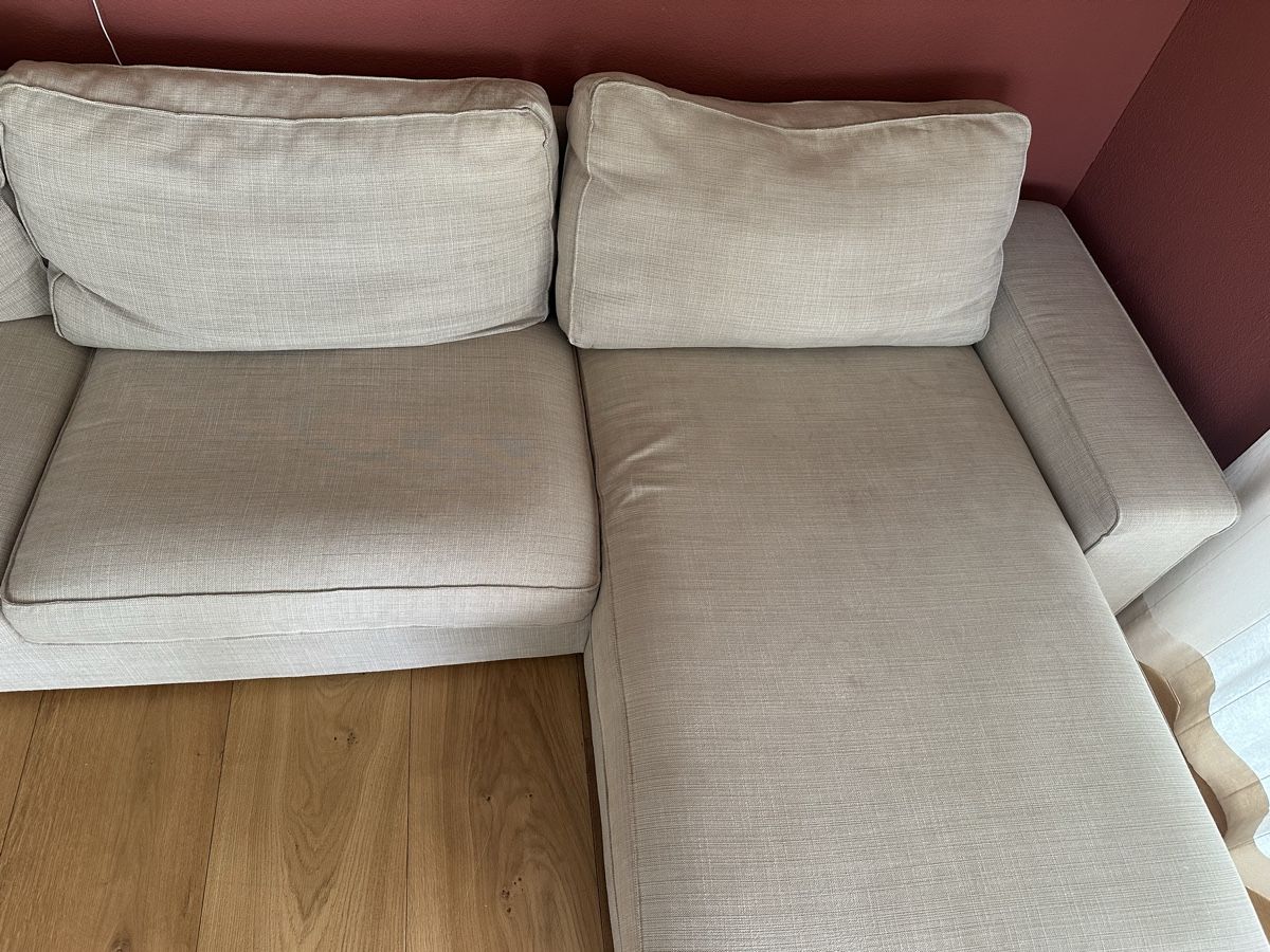 Divani: IKEA KIVIK 4er-Sofa mit Récamiere – Beige – Difettoso da Ruswil venduto da GARAN 5