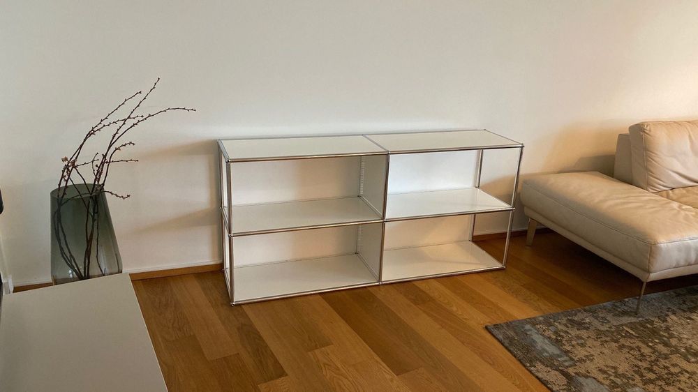 USM Haller Sideboard Regal 2x2 Weiss | Kaufen Auf Ricardo