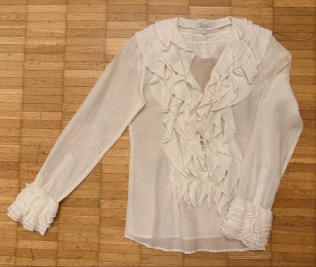 Apart Bluse, Elfenbein, Gr. 34, Rüschen