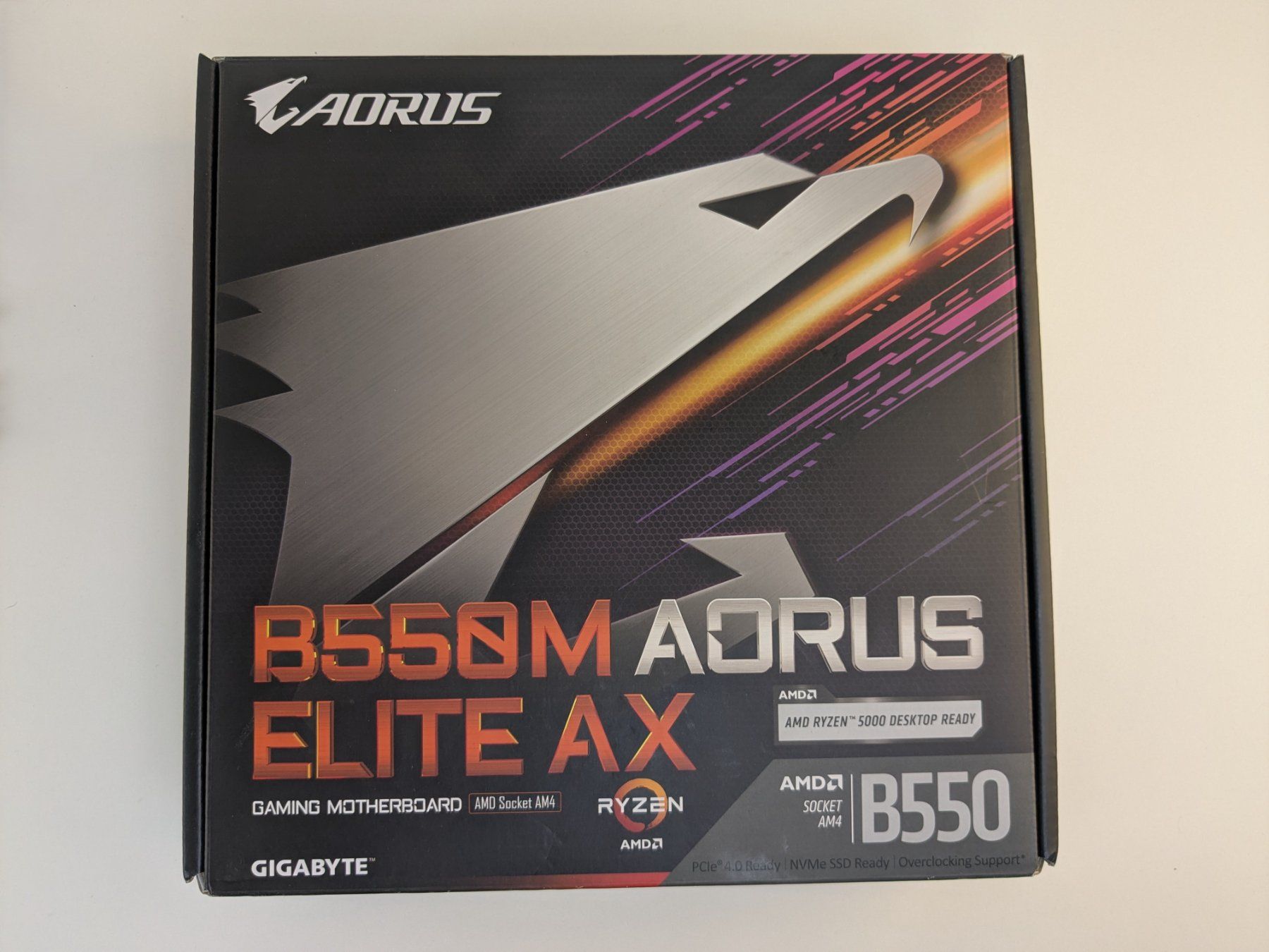 Gigabyte Schede madri: GIGABYTE  Mainboard B550M Aorus Elite AX – Nuovo (secondo la descrizione) da Dintikon venduto da Restwert_Dintikon 4