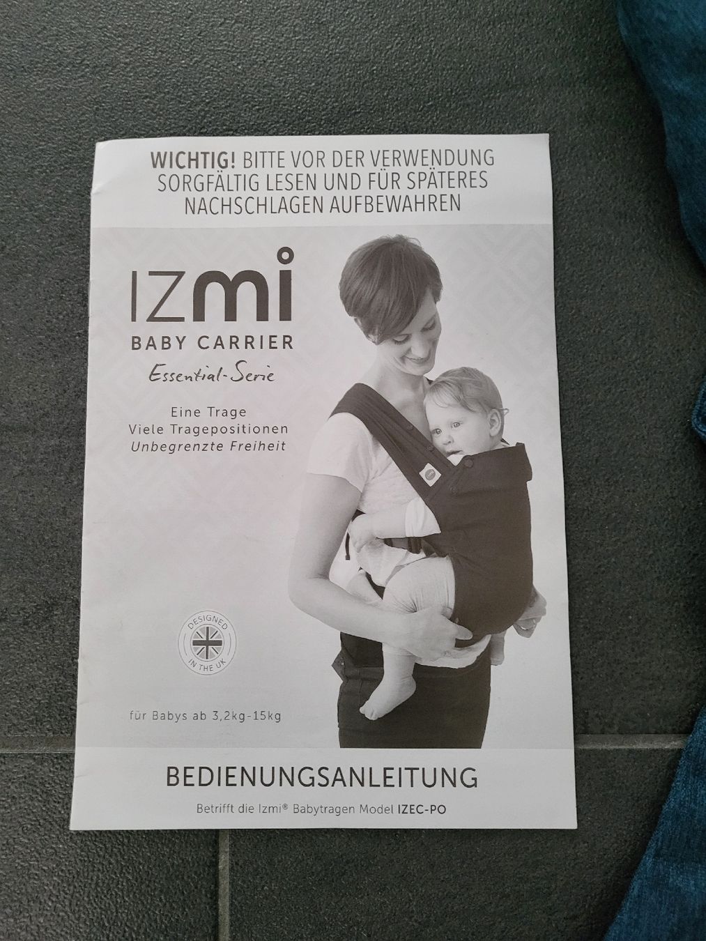 Porte-bébés ventraux & dorsaux: IZMI Babytrage - Versand möglich – Neuf (Voir description) à Matzendorf par hauli2 1