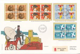 SBK 701 - 704 im 4er-Block FDC Grossbrief