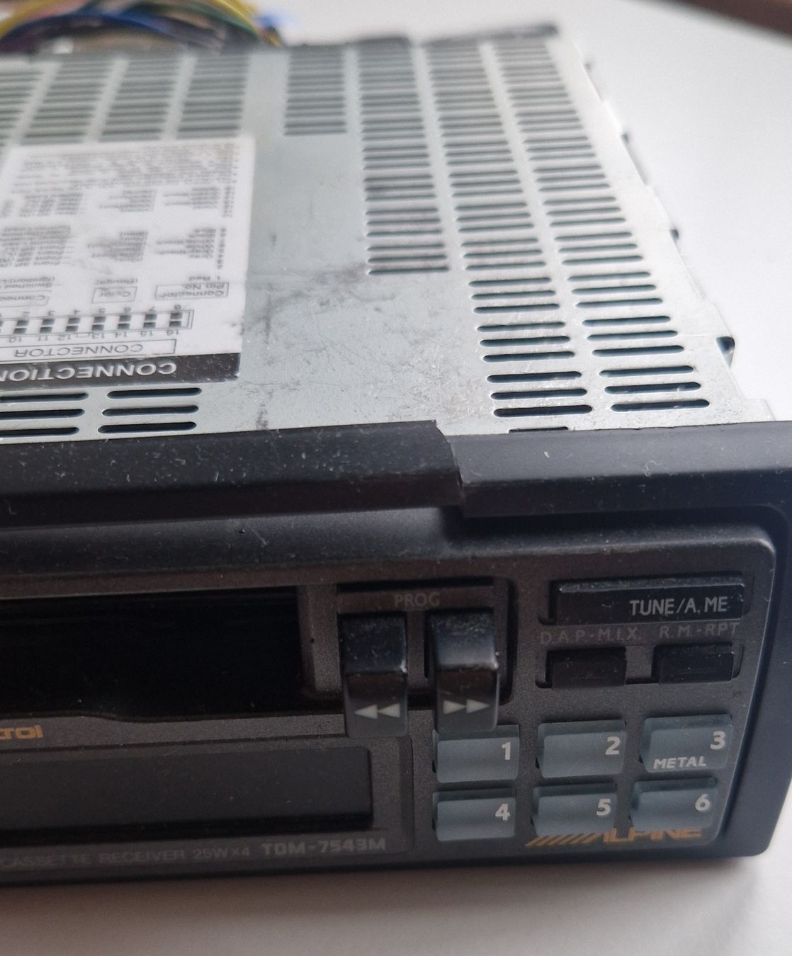 Alpine Lettore multimediale & Streamer: Autoradio cassette Alpine TDM-7543M – Usato da Courgenay venduto da mat_tb6v 3