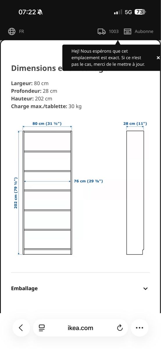 Ikea Scaffali: 3 étagères  – Usato da Chapelle-s-Moudon venduto da vanesso 1