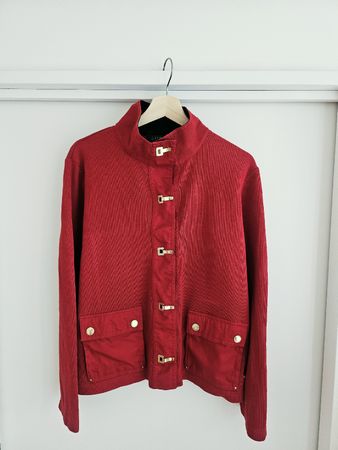 1999 Vintage Ralph Lauren ❤️ Oversized Sweater with Gold Tog