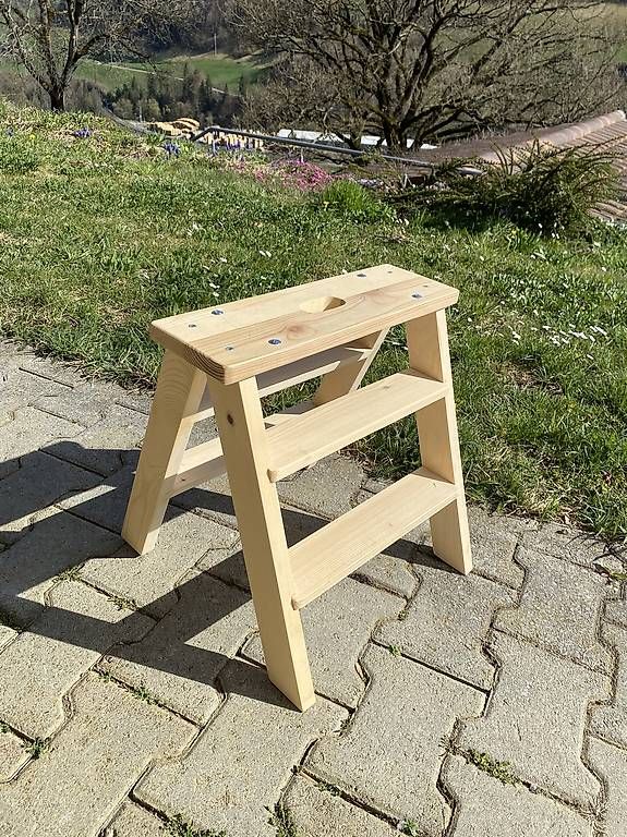 Scale: Klappleiter Holz (für Kinder) – Usato da Erlenbach i. S. venduto da Fritz0222 1