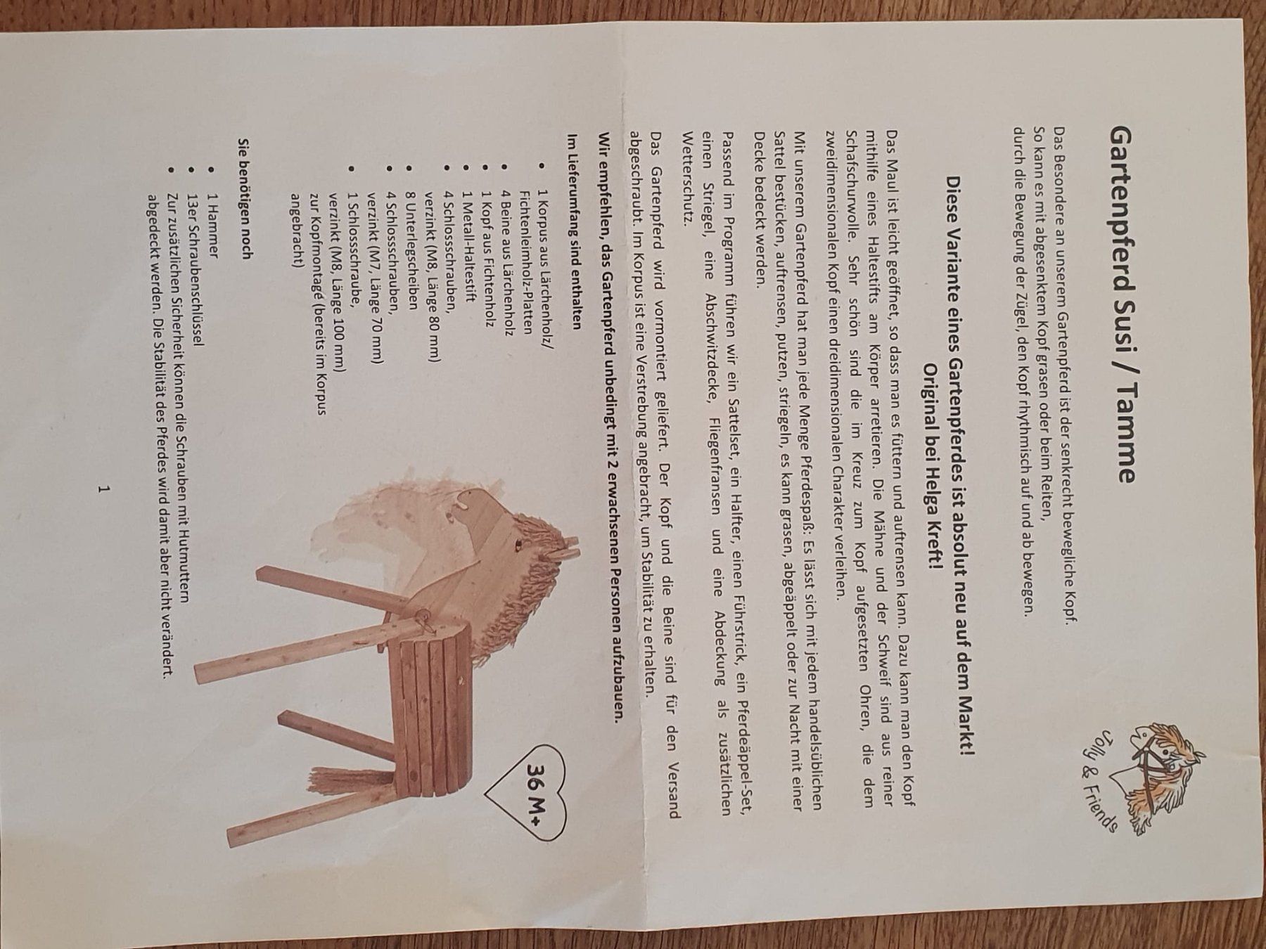 Jouets: Holz-Pferd – D'occasion à Zug par IvoMo 8