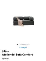 Canapé Atelier del Sofa Comfort 3 places vert bon état