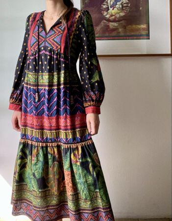 FARM Rio Maxikleid, Gr. S, Boho-Look, Zustand sehr gut