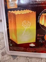 6 stück Rosen Teelichter Säcke Deko