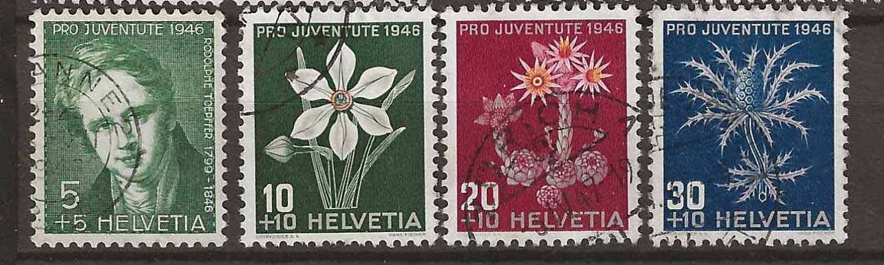 Tutti i francobolli: PJ046 - Pro Juventute 1946 obl. – Usato da Trélex venduto da Phil_Albert